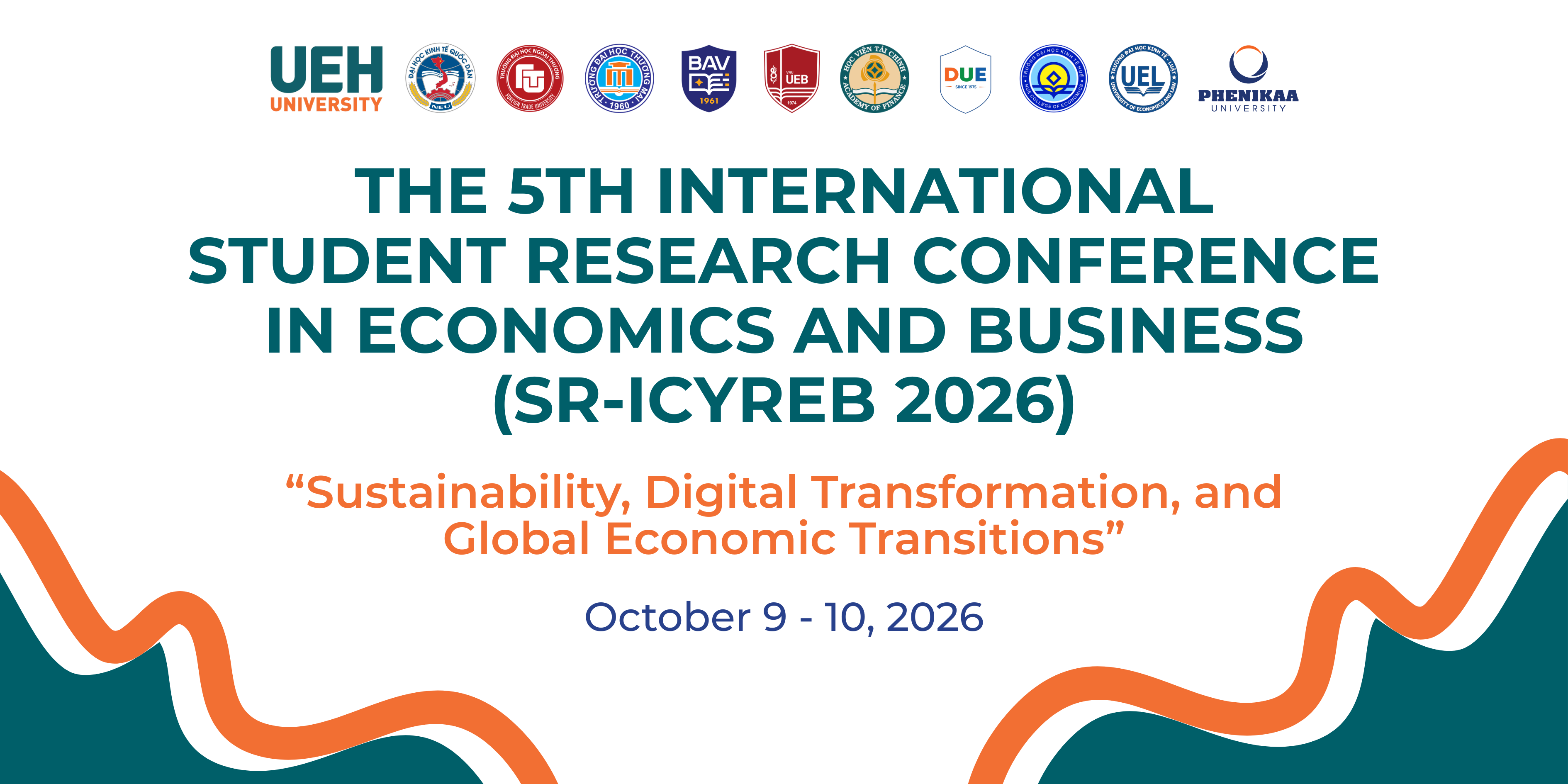 THE 5TH INTERNATIONAL STUDENT RESEARCH CONFERENCE IN ECONOMICS AND BUSINESS (SR-ICYREB 2026)